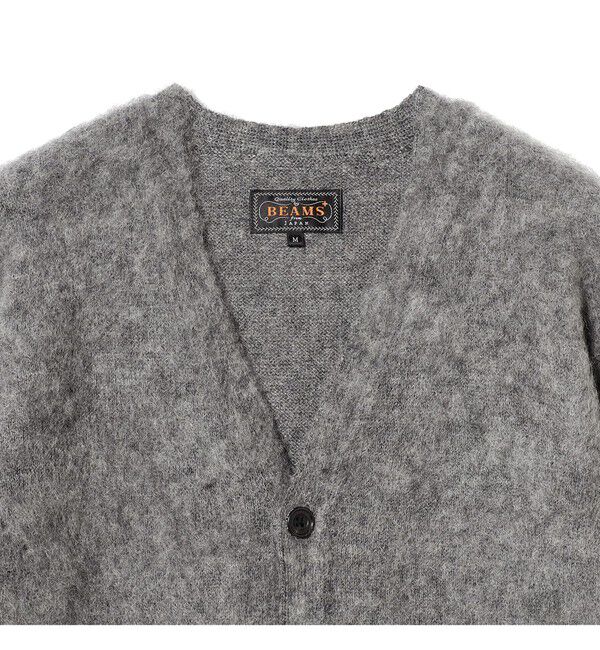 BEAMS PLUS「ストレッチ モヘヤ カーディガン」|ニット・セーター|