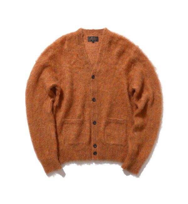 BEAMS PLUS「ストレッチ モヘヤ カーディガン」|ニット・セーター|ORANGE