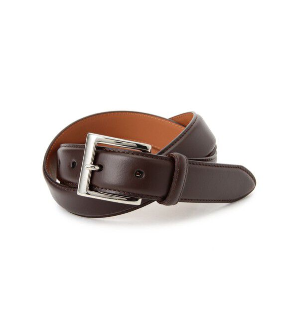 BEAMS PLUS「Cow Leather Belt」|ベルト|BROWN