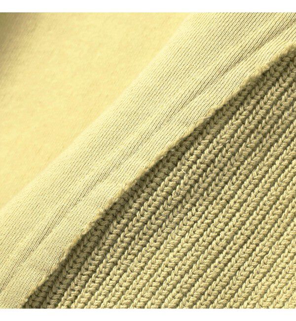 BEAMS「【ワイドショートフィット】ドッキング クルーネック スウェット」|スウェット・ジャージ|