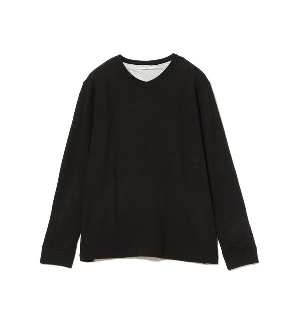 BEAMS PLUS「【別注】dip / 2Layer V Neck Knit」|ニット・セーター|