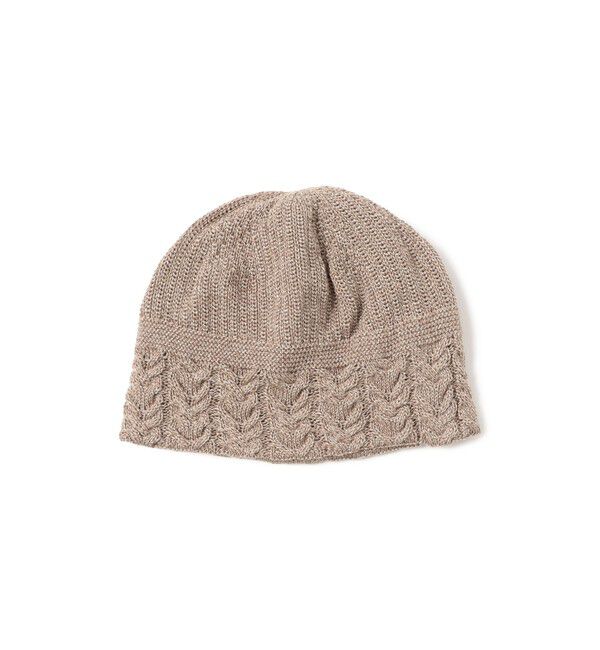 BEAMS「ユニーク ニット ハット」|キャップ・キャスケット|NATURAL