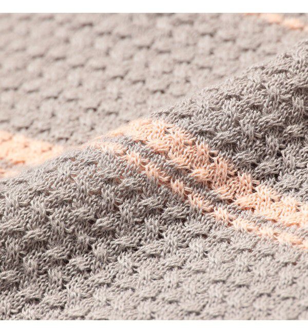BEAMS PLUS「Knit Polo Basket Weave Stripe」|ポロシャツ|