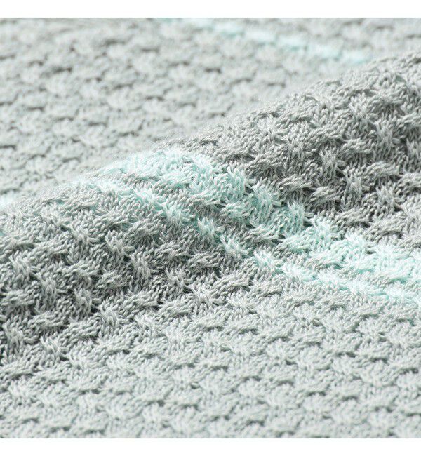 BEAMS PLUS「Knit Polo Basket Weave Stripe」|ポロシャツ|