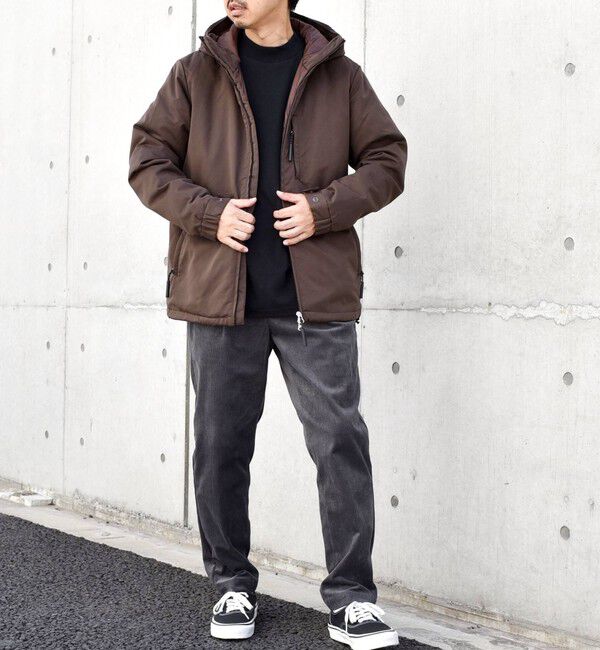 SHIPS any「SHIPS any:  ユーティリティー ZIPポケット 中綿マウンテンパーカー 24FW◇」|ブルゾン・スタジャン|