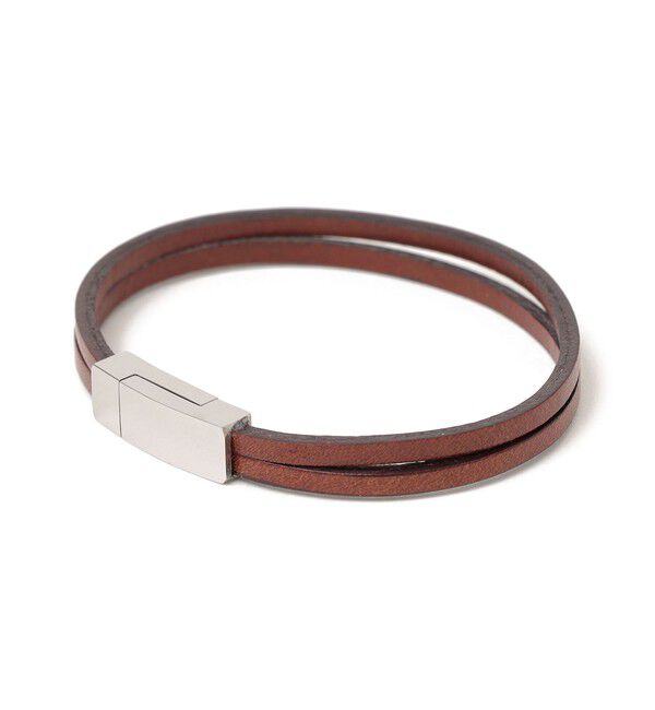 SHIPS any「SHIPS any: レザー マグネット ブレスレット◇」|ブレスレット・バングル|