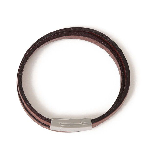 SHIPS any「SHIPS any: レザー マグネット ブレスレット◇」|ブレスレット・バングル|