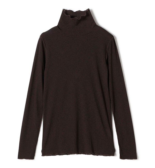 SHIPS for women「〈手洗い可能〉ドライタッチ リブ タートル」|Tシャツ・カットソー|