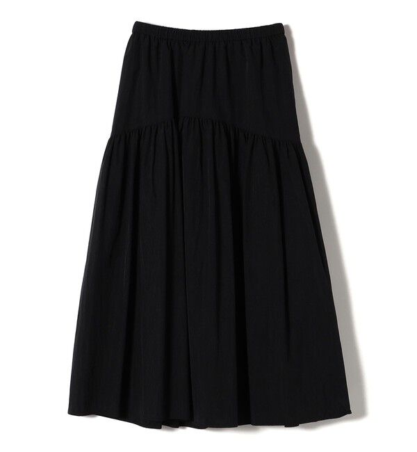 SHIPS for women「〈手洗い可能〉タフタ ティアード ロング スカート」|スカート|