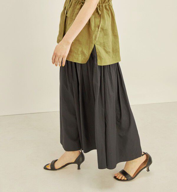 SHIPS for women「〈手洗い可能〉タフタ ティアード ロング スカート」|スカート|