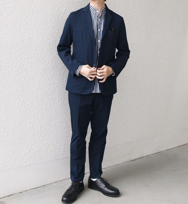 SHIPS any「SHIPS any: 〈ストレッチ・撥水等〉マルチファンクション オールシーズン セットアップ スーツ ◇」|スーツ|ネイビー