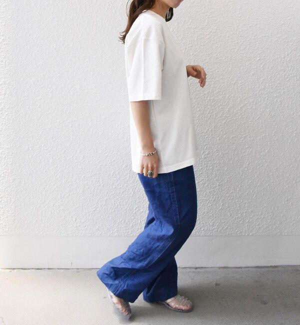 SHIPS any「SHIPS any: "COTTON USA"  ヘビーウェイト クルーネック ポケット Tシャツ」|Tシャツ・カットソー|