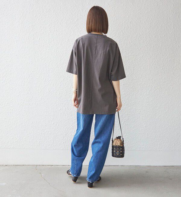 SHIPS for women「【SHIPS別注】81BRANCA:5分袖 ロゴ TEE 24SS 」|Tシャツ・カットソー|