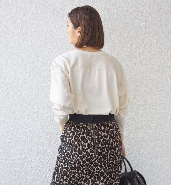 SHIPS for women「〈洗濯機可能〉Odub:フットボール TEE◇」|Tシャツ・カットソー|