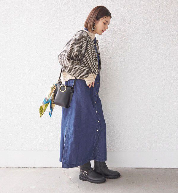 SHIPS for women「〈手洗い可能〉前後 2WAY ジャカード プルオーバー 24SS ◇」|ニット・セーター|