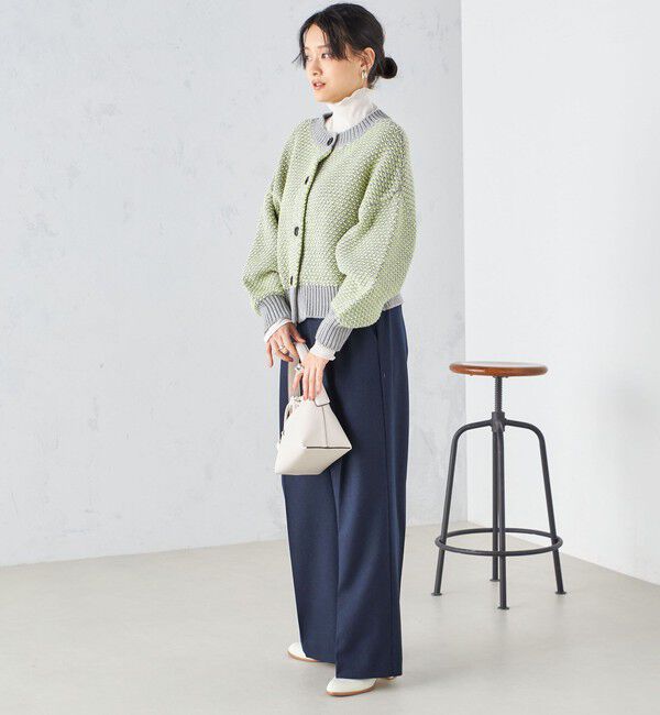 SHIPS for women「〈手洗い可能〉前後 2WAY ジャカード プルオーバー 24SS ◇」|ニット・セーター|
