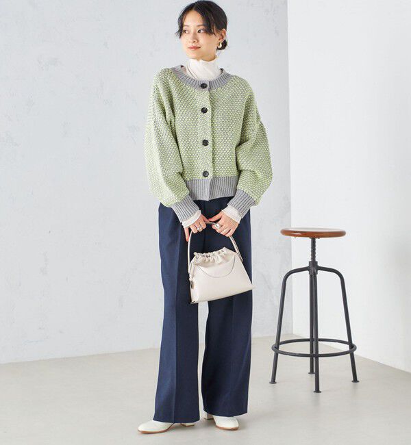 SHIPS for women「〈手洗い可能〉前後 2WAY ジャカード プルオーバー 24SS ◇」|ニット・セーター|