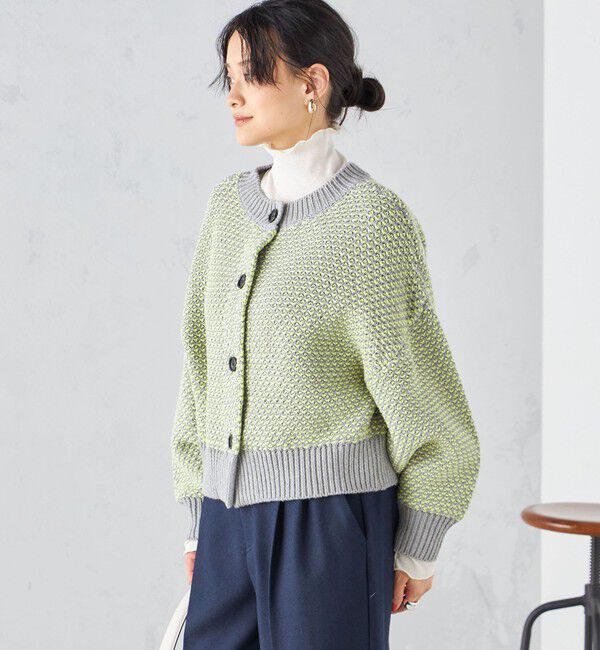 SHIPS for women「〈手洗い可能〉前後 2WAY ジャカード プルオーバー 24SS ◇」|ニット・セーター|
