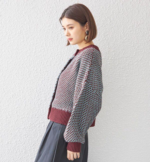 SHIPS for women「〈手洗い可能〉前後 2WAY ジャカード プルオーバー 24SS ◇」|ニット・セーター|