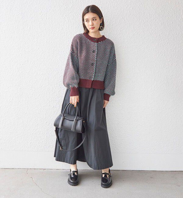 SHIPS for women「〈手洗い可能〉前後 2WAY ジャカード プルオーバー 24SS ◇」|ニット・セーター|