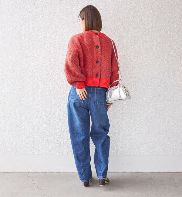 SHIPS for women「〈手洗い可能〉前後 2WAY ジャカード プルオーバー 24SS ◇」|ニット・セーター|