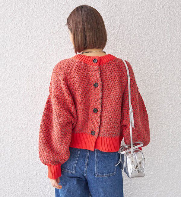 SHIPS for women「〈手洗い可能〉前後 2WAY ジャカード プルオーバー 24SS ◇」|ニット・セーター|