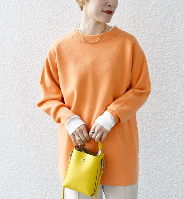 SHIPS any「SHIPS any:〈手洗い可能〉ミラノリブ スタンドネック プルオーバー」|ニット・セーター|