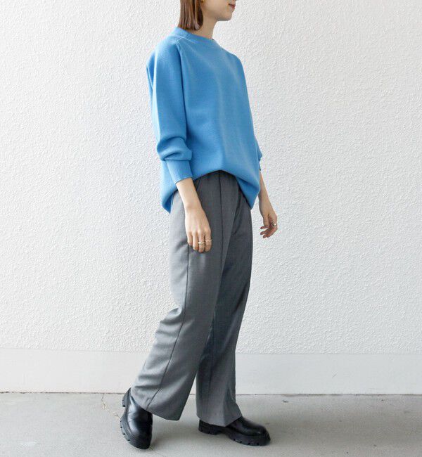 SHIPS any「SHIPS any:〈手洗い可能〉ミラノリブ スタンドネック プルオーバー」|ニット・セーター|