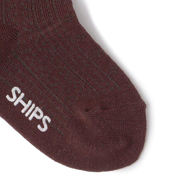 SHIPS KIDS「SHIPS KIDS:オープンワーク ハイ ソックス」|ソックス|