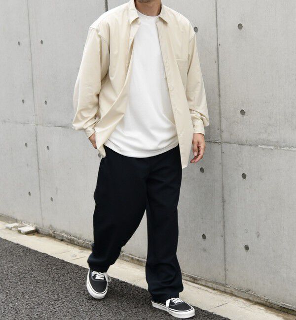 SHIPS any「SHIPS any: バンブー レーヨン バルーンスリーブ ドレープ オーバー シャツ ［BRIOS］◇」|シャツ・ブラウス|