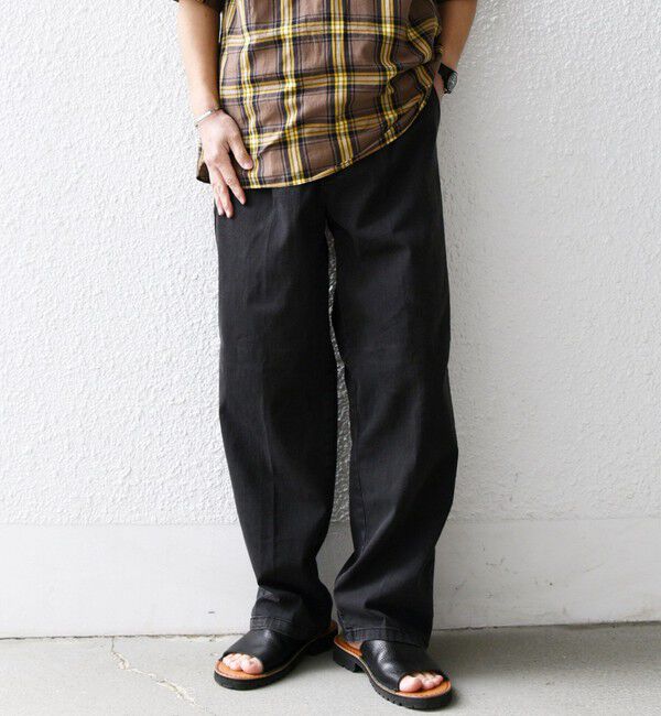 SHIPS any「SHIPS any: ベターコットン 1タック ストレッチ イージー バギー デニム パンツ◇」|デニム|