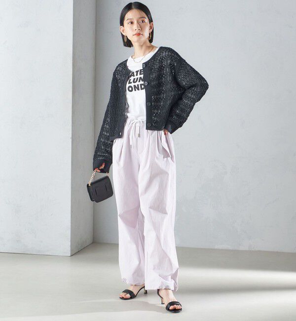 SHIPS for women「ローズ ペトール ロング スリーブ プリント TEE」|Tシャツ・カットソー|