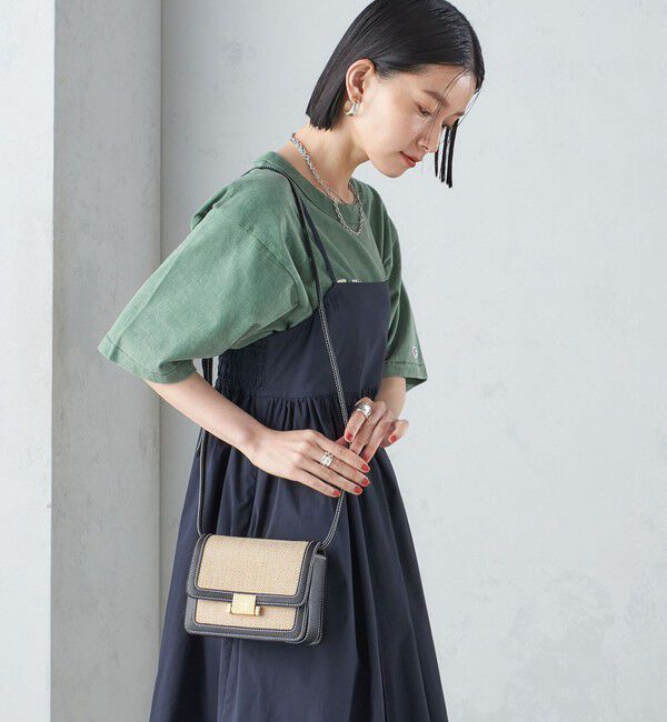 SHIPS for women「kabinett:BOX BAG MINI LINEN ◇」|ショルダー・メッセンジャー|