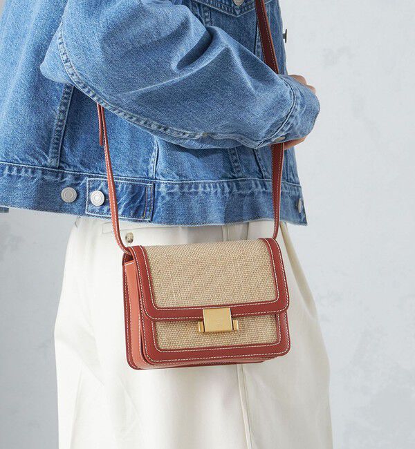 SHIPS for women「kabinett:BOX BAG MINI LINEN ◇」|ショルダー・メッセンジャー|