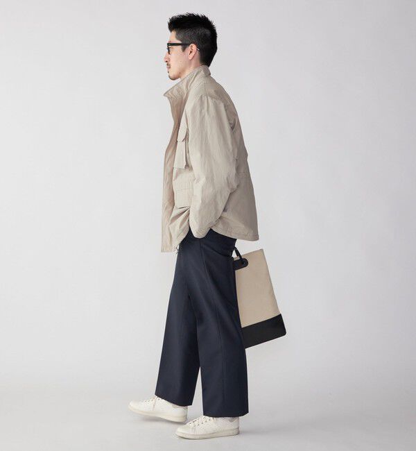 SHIPS「SHIPS: ライト ナイロン 中綿 M-65 ミリタリー ブルゾン」|ミリタリージャケット|