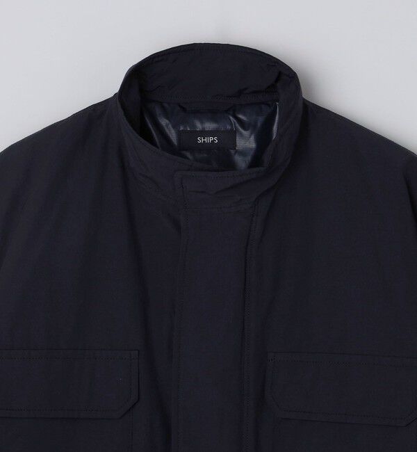 SHIPS「SHIPS: ライト ナイロン 中綿 M-65 ミリタリー ブルゾン」|ミリタリージャケット|