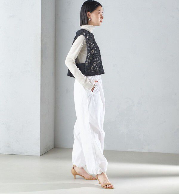 SHIPS for women「〈手洗い可能〉裾ドロスト ナイロン カーゴ パンツ ◇」|その他|