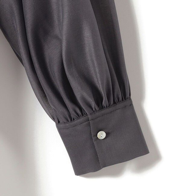 SHIPS for women「〈手洗い可能〉オーガンジー リボン ブラウス」|シャツ・ブラウス|