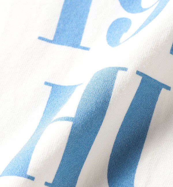 SHIPS any「La Hutte:〈洗濯機可能〉デザイン ロゴ  プリント TEE」|Tシャツ・カットソー|