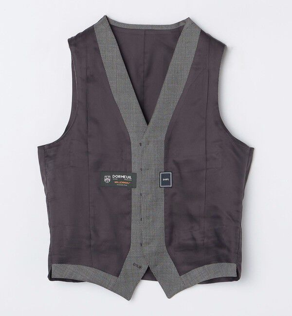 SHIPS「SHIPS: ラグジュアリー ドーメル バーズアイ ベスト」|ベスト・ジレ|