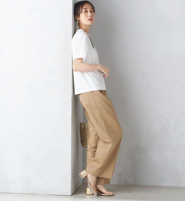 SHIPS for women「〈手洗い可能〉ベーシック TEE」|Tシャツ・カットソー|