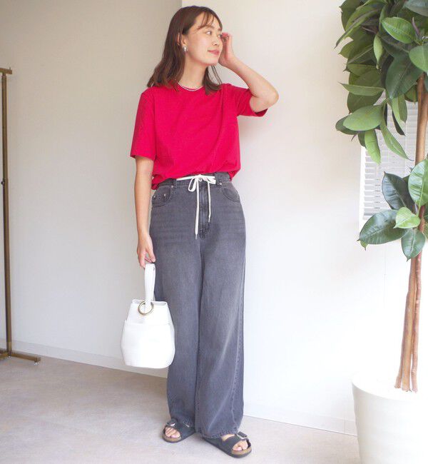 SHIPS for women「〈手洗い可能〉ベーシック TEE」|Tシャツ・カットソー|