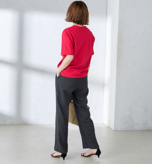 SHIPS for women「〈手洗い可能〉ベーシック TEE」|Tシャツ・カットソー|