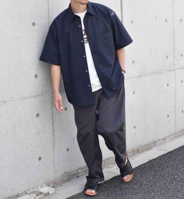 SHIPS any「SHIPS any: オーバーサイズ カラーパレット ハーフスリーブ シャツ◇」|シャツ・ブラウス|