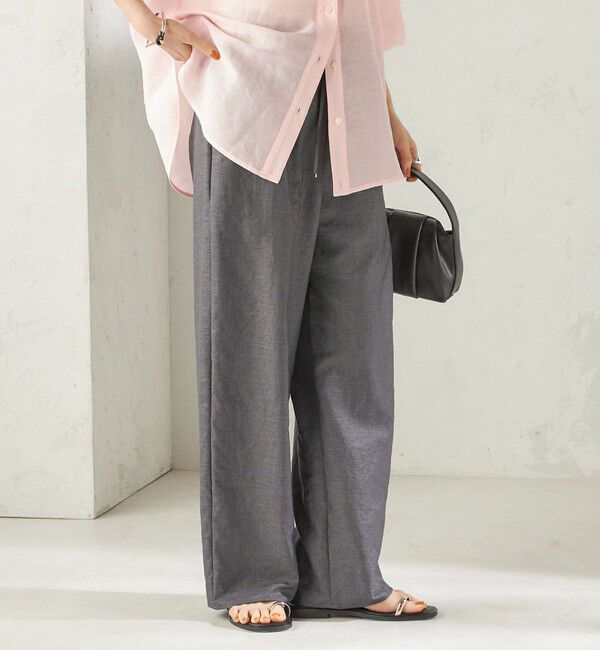 SHIPS for women「《一部追加予約》〈手洗い可能〉ツイル ドロスト パンツ」|その他|