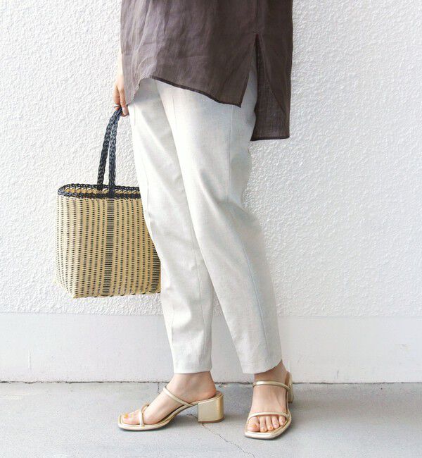 SHIPS for women「〈手洗い可能／UVカット〉ドライ オックス テーパード パンツ」|その他|