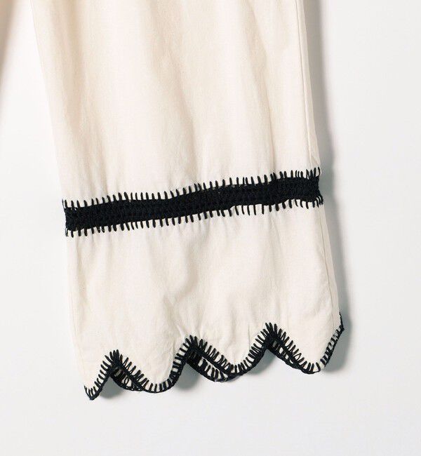 SHIPS any「bon_meur:〈洗濯機可能〉ブランケット エンブロイダリー パンツ」|その他|