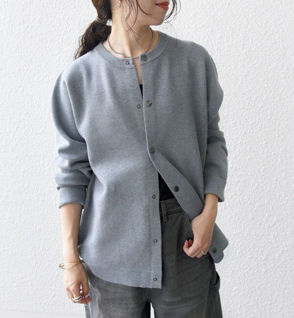 SHIPS any「SHIPS any: 〈手洗い可能〉ミラノリブ クルーネック カーディガン 26SS◇」|カーディガン|