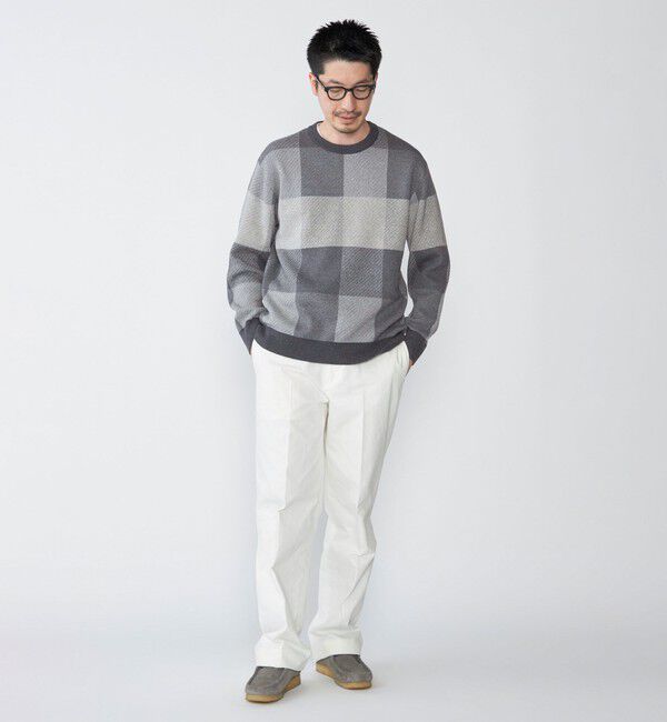 SHIPS「【SHIPS別注】THOMSON: ヘリンボーン トラウザー パンツ」|スラックス|