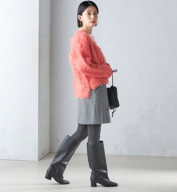 SHIPS for women「〈手洗い可能〉シャギー ファー カーディガン」|カーディガン|